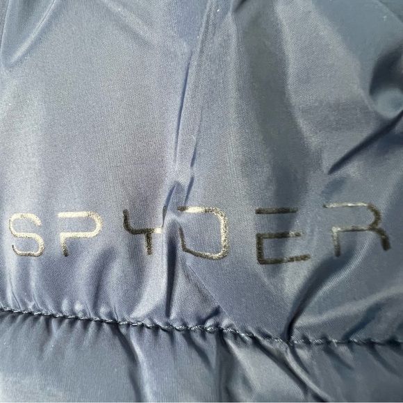 NWT SPYDER Nexus Hooded Puffer Jacket Frontier Navy Blue Men's Size S - Picture 13 of 16
